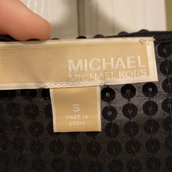 Michael Kors Sequin Wrap Dress - Picture 3 of 4